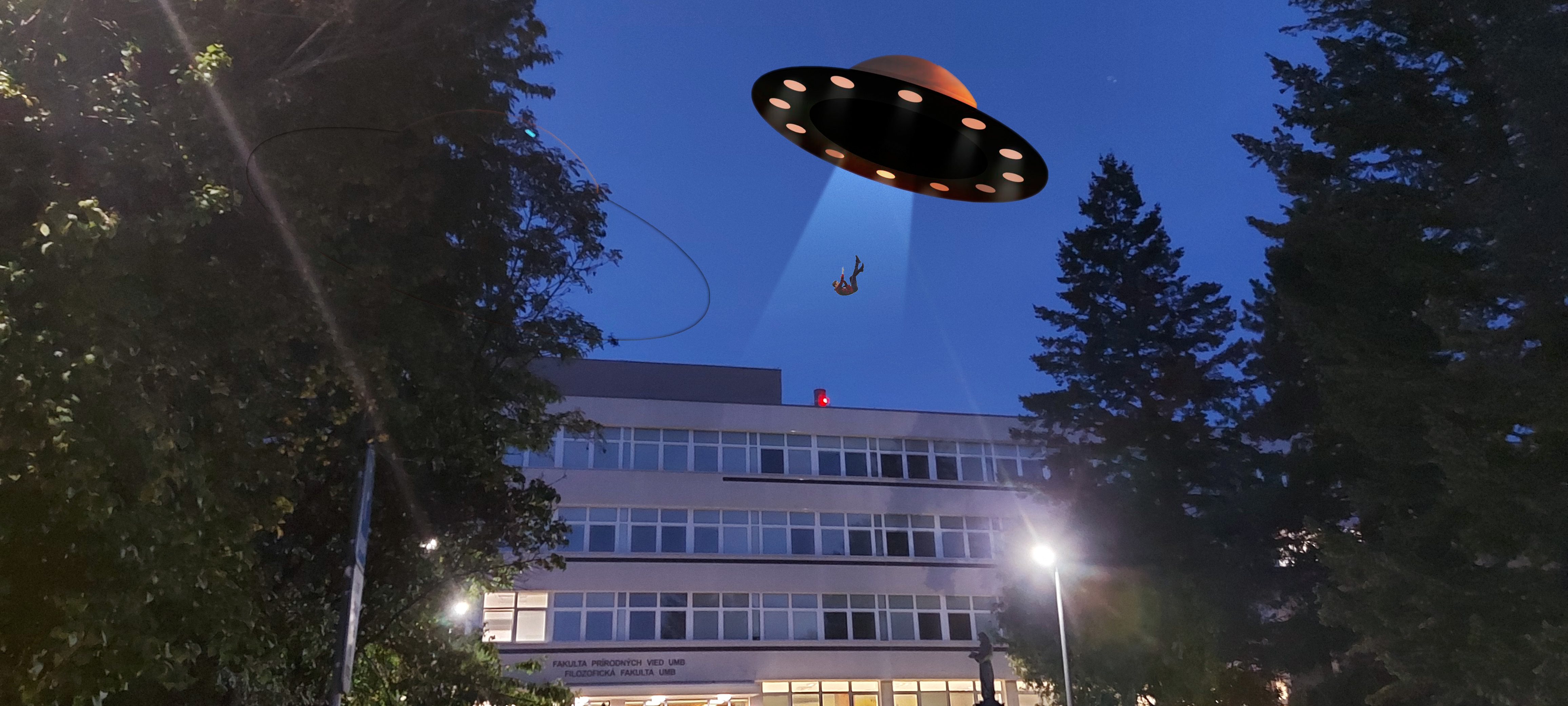 ufo unesie muža